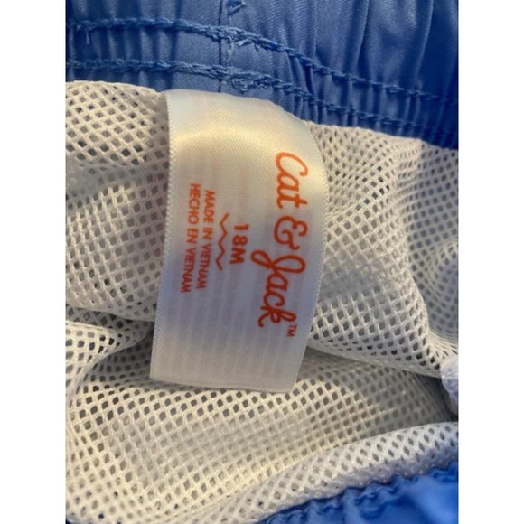 NWT Cat And Jack Boys Swim Trunks Size 18m - Picture 4 of 9